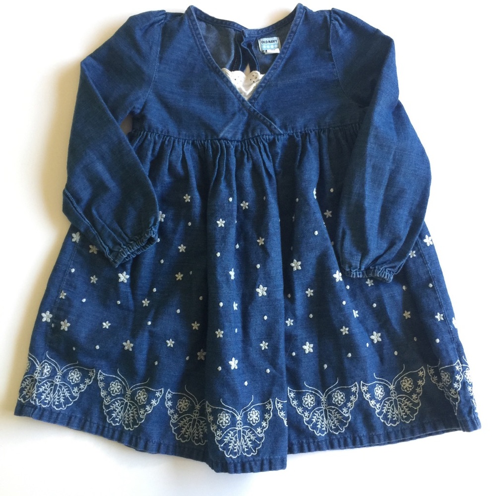 Old Navy butterfly denim Dress